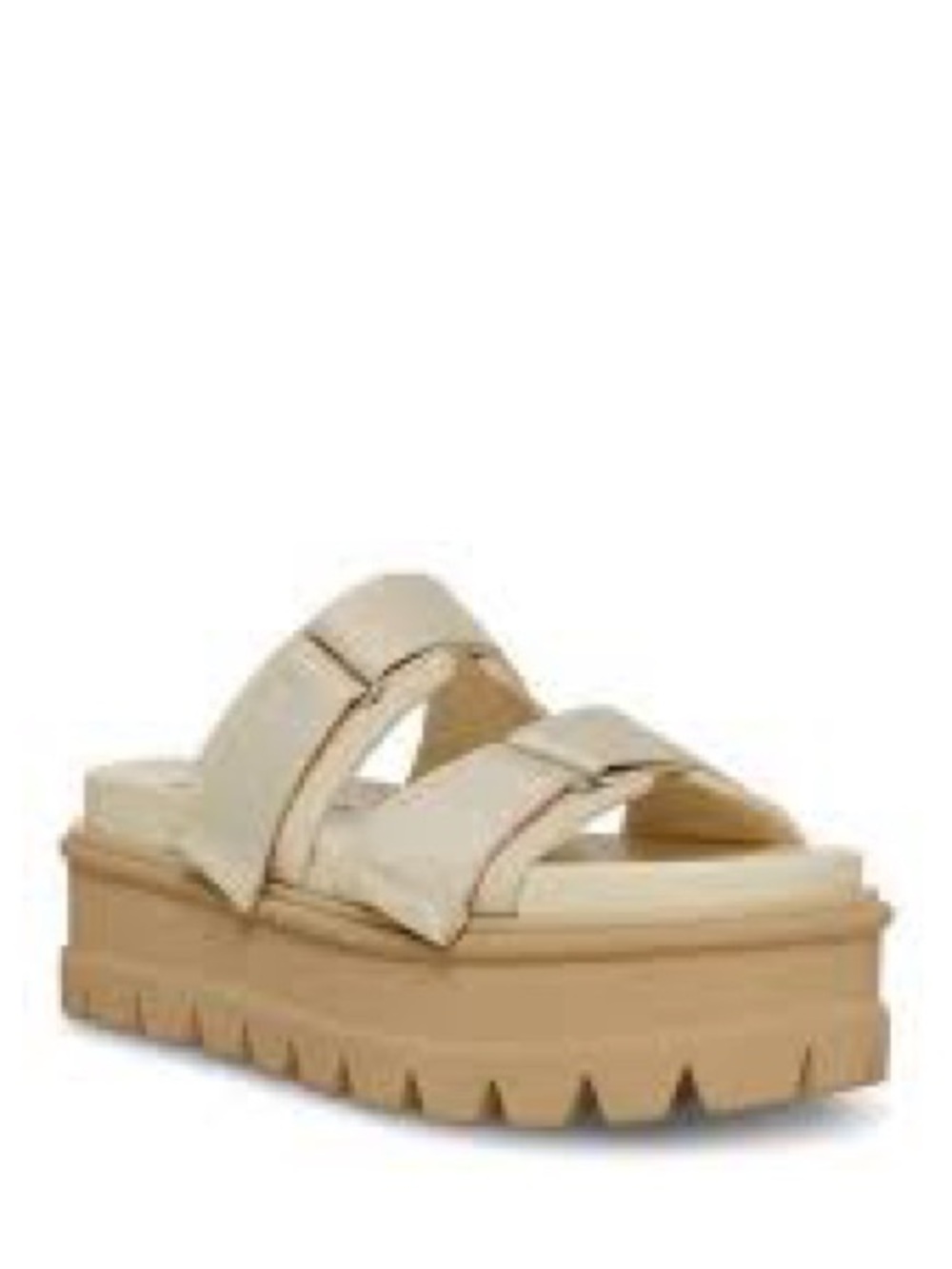 Steve Madden Jody platform sandals color bone size 8